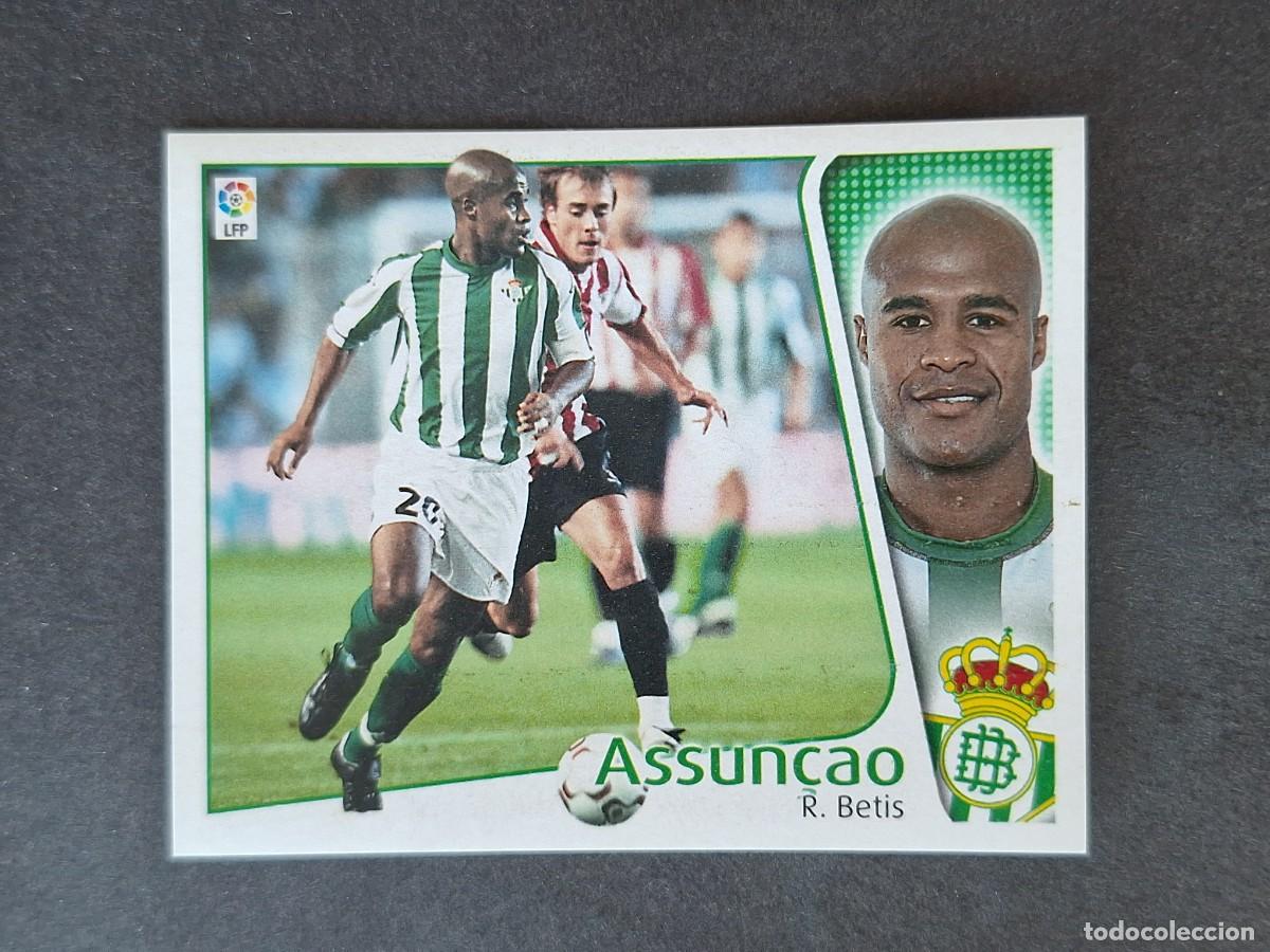 Cromos de f&uacute;tbol: L5 ASSUN&Ccedil;AO REAL BETIS BALOMPIE LIGA ESTE 2004 2005 04 05 NUNCA PEGADO SIN PEGAR