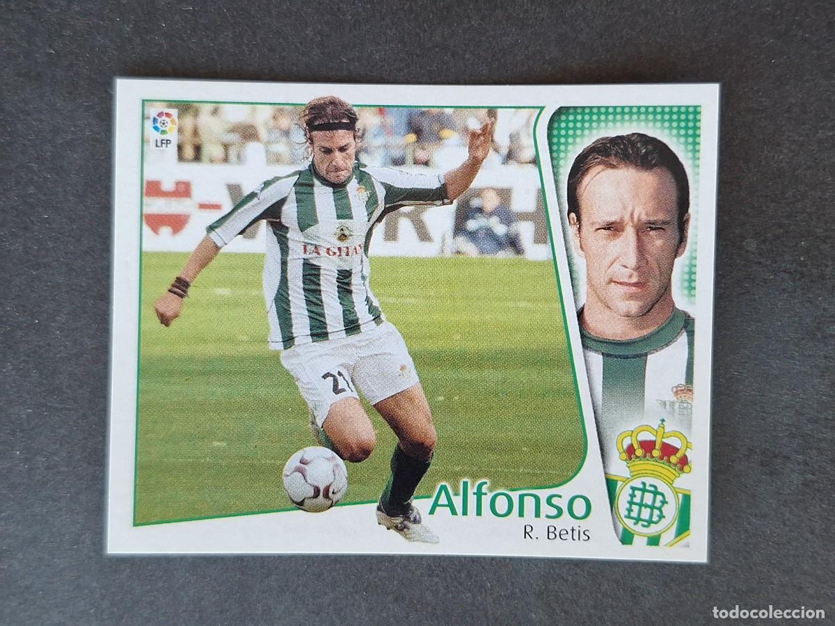 Figurine di Calcio: L5 ALFONSO REAL BETIS BALOMPIE LIGA ESTE 2004 2005 04 05 NUNCA PEGADO SIN PEGAR