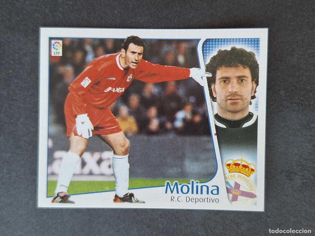 Figurine di Calcio: L5 MOLINA DEPORTIVO DE LA CORU&Ntilde;A LIGA ESTE 2004 2005 04 05 NUNCA PEGADO SIN PEGAR