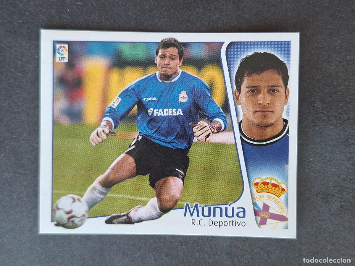 Figurine di Calcio: L5 MUNUA DEPORTIVO DE LA CORU&Ntilde;A LIGA ESTE 2004 2005 04 05 NUNCA PEGADO SIN PEGAR