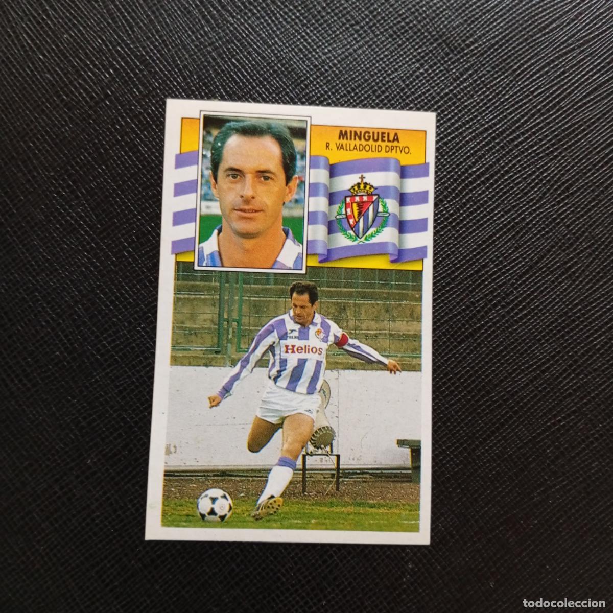 Figurine di Calcio: MINGUELA VALLADOLID ESTE 1990 1991 CROMO FUTBOL LIGA 90 91 - DESPEGADO - A37 PG244