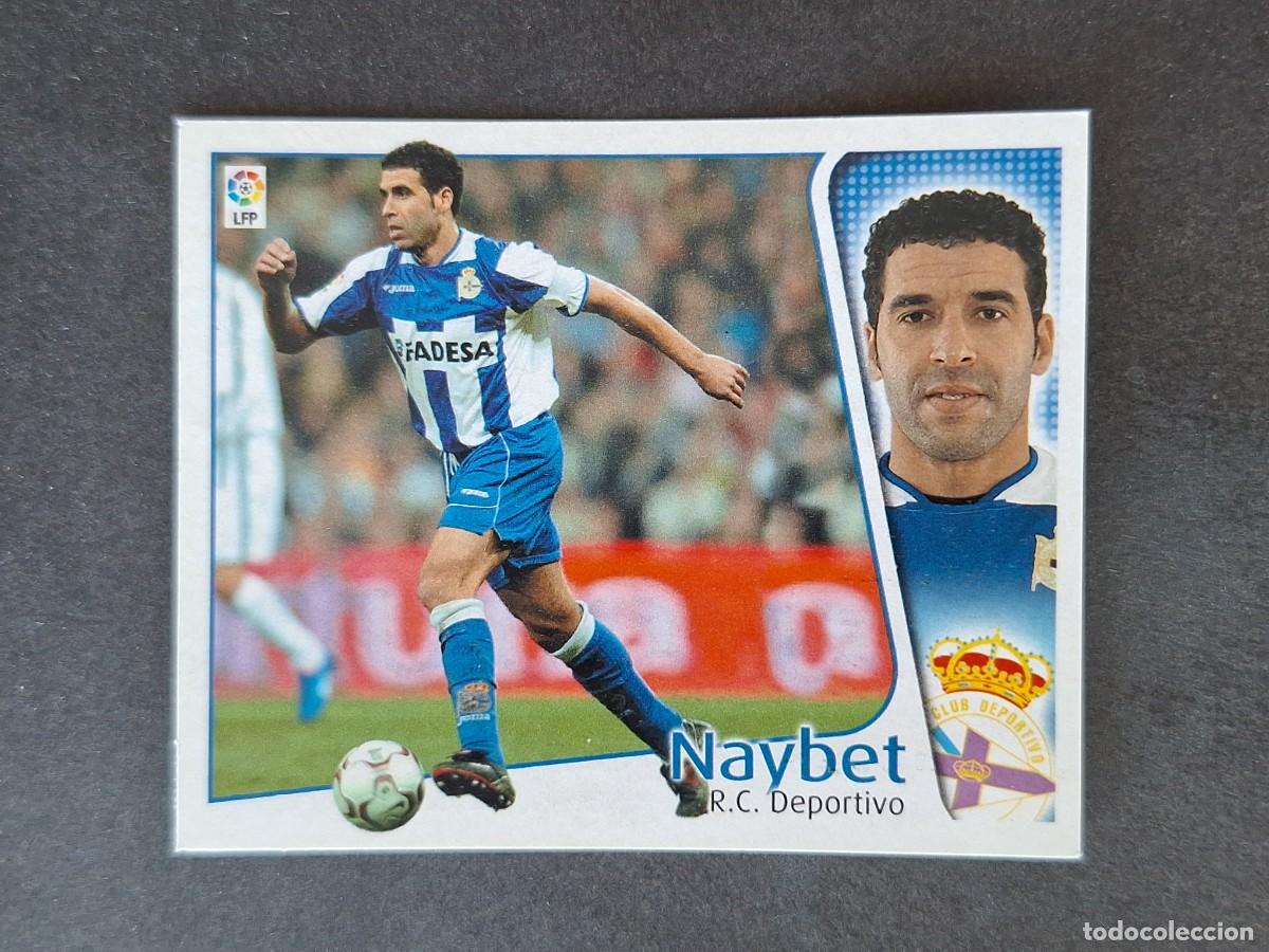 Cartes &agrave; collectionner de Football: L5 NAYBET DEPORTIVO DE LA CORU&Ntilde;A LIGA ESTE 2004 2005 04 05 NUNCA PEGADO SIN PEGAR