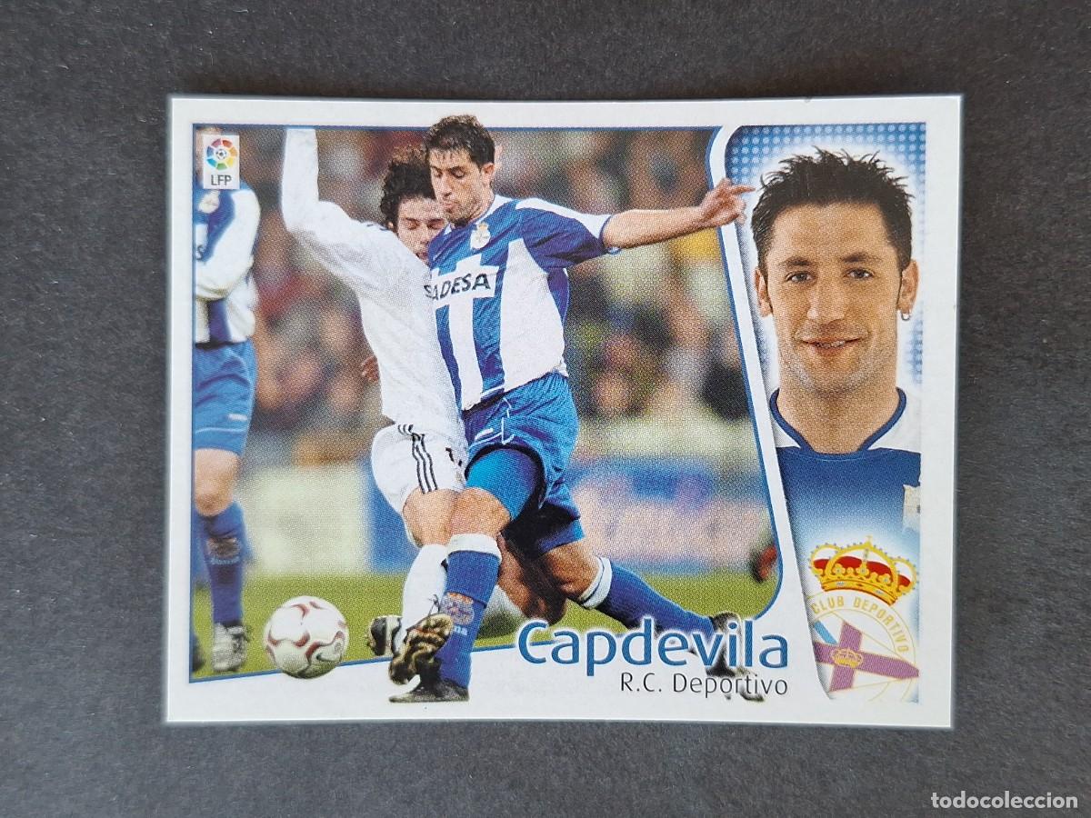 Cartes &agrave; collectionner de Football: L5 CAPDEVILA DEPORTIVO DE LA CORU&Ntilde;A LIGA ESTE 2004 2005 04 05 NUNCA PEGADO SIN PEGAR