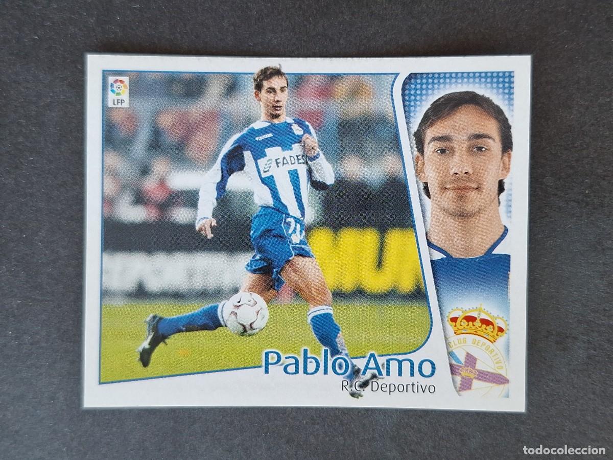 Cartes &agrave; collectionner de Football: L5 PABLO AMO DEPORTIVO DE LA CORU&Ntilde;A LIGA ESTE 2004 2005 04 05 NUNCA PEGADO SIN PEGAR