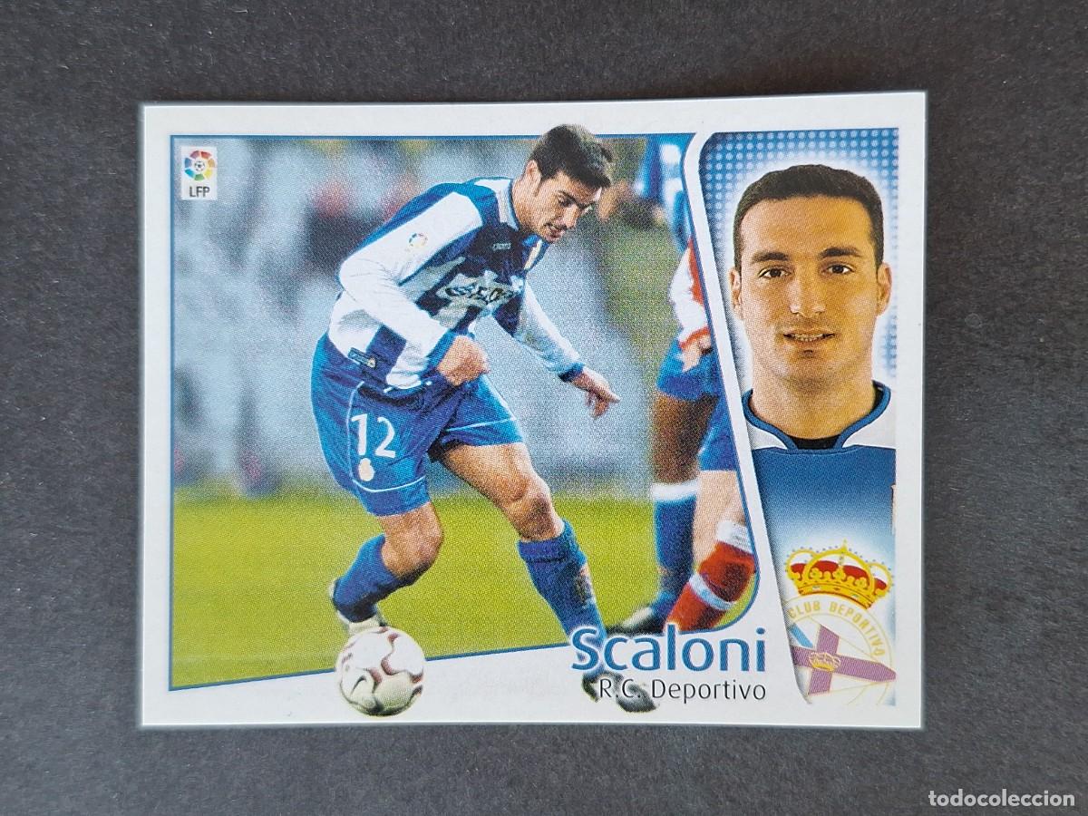 Cartes &agrave; collectionner de Football: L5 SCALONI DEPORTIVO DE LA CORU&Ntilde;A LIGA ESTE 2004 2005 04 05 NUNCA PEGADO SIN PEGAR