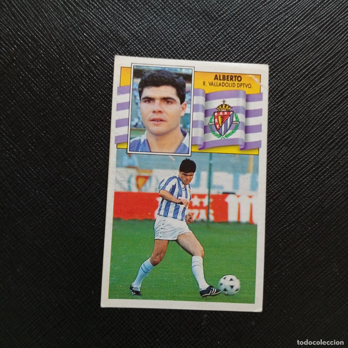 Cartes &agrave; collectionner de Football: ALBERTO VALLADOLID ESTE 1990 1991 CROMO FUTBOL LIGA 90 91 - DESPEGADO - A37 PG253
