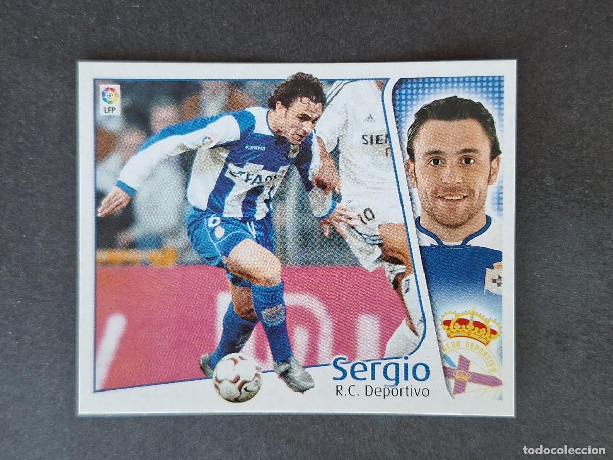 Cartes &agrave; collectionner de Football: L5 SERGIO DEPORTIVO DE LA CORU&Ntilde;A LIGA ESTE 2004 2005 04 05 NUNCA PEGADO SIN PEGAR