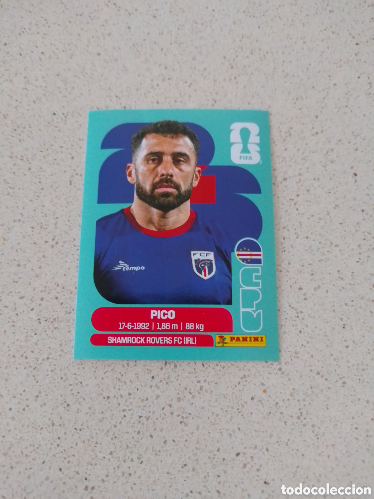 Cromos de f&uacute;tbol: CROMO NUMERO 4 PICO CABO VERDE . MUNDIAL 2026. PANINI.
