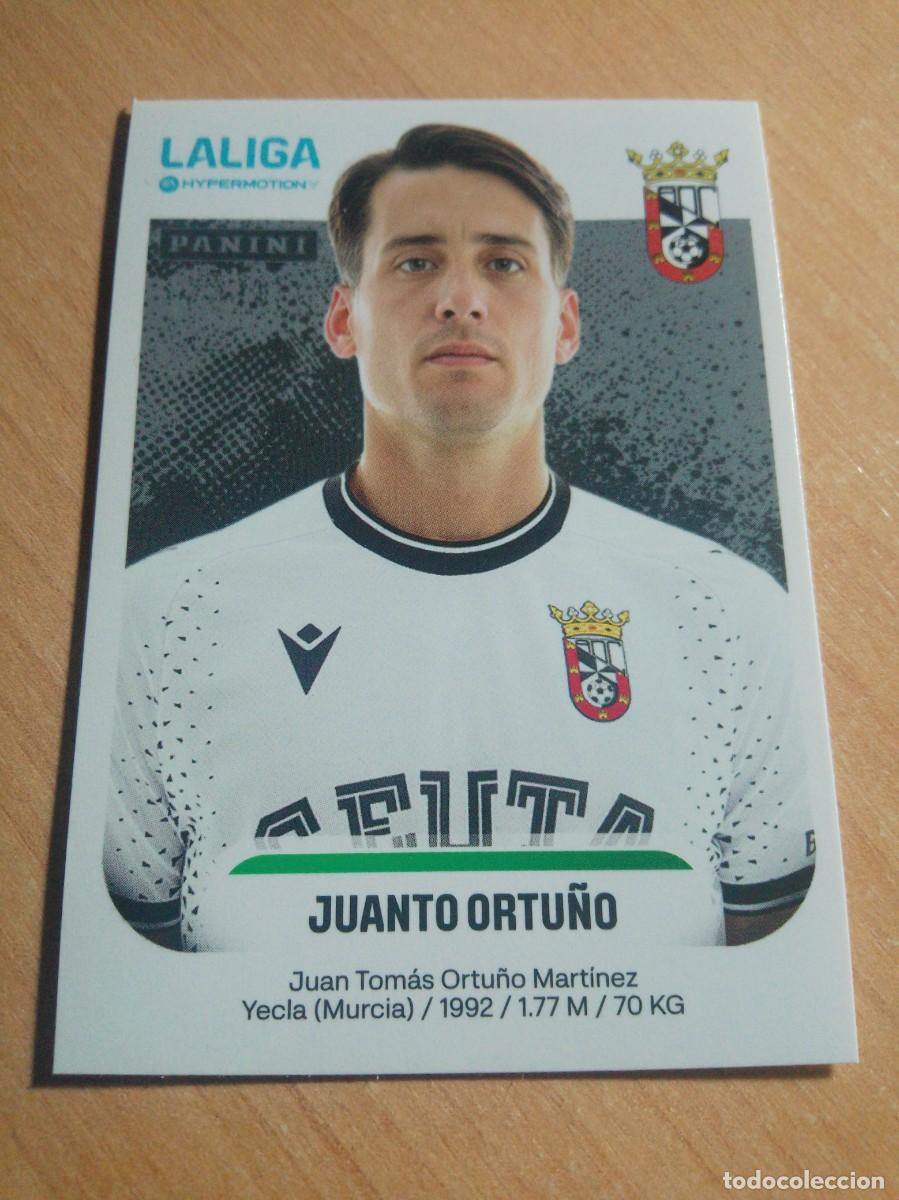 Football Stickers: 134 B JUANITO ORTU&Ntilde;O DEL CEUTA 2&ordf; DIVISION HYPERMOTION 25 26 PANINI 2025 2026