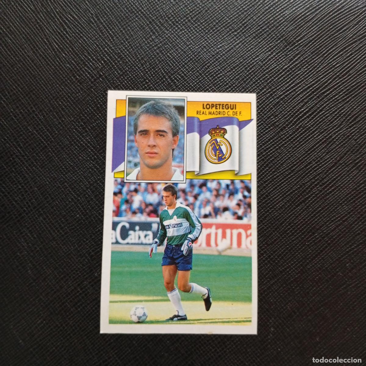 Cromos de f&uacute;tbol: LOPETEGUI REAL MADRID ESTE 1990 1991 CROMO FUTBOL LIGA 90 91 - DESPEGADO - A37 PG280