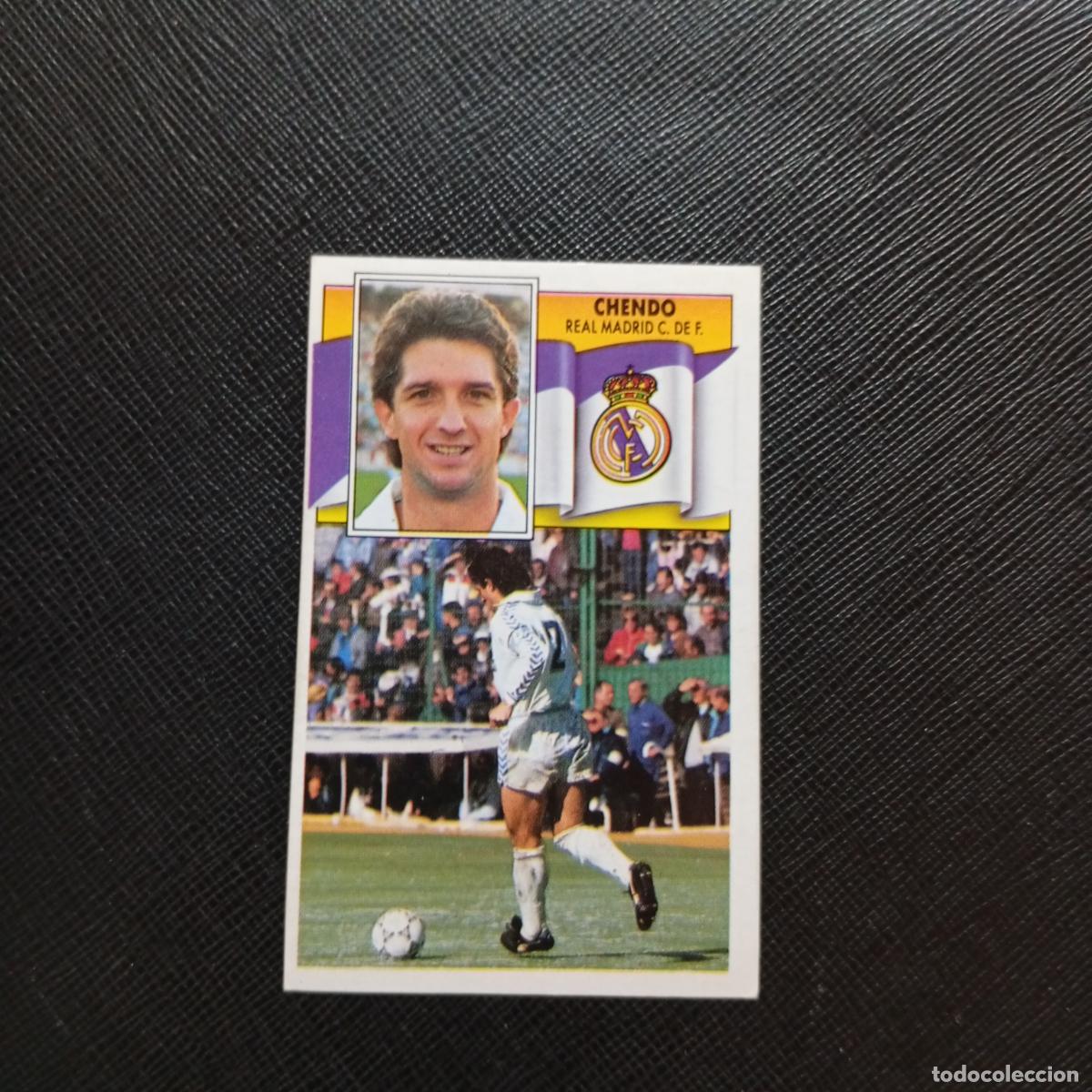 Cromos de f&uacute;tbol: CHENDO REAL MADRID ESTE 1990 1991 CROMO FUTBOL LIGA 90 91 - DESPEGADO - A37 PG280