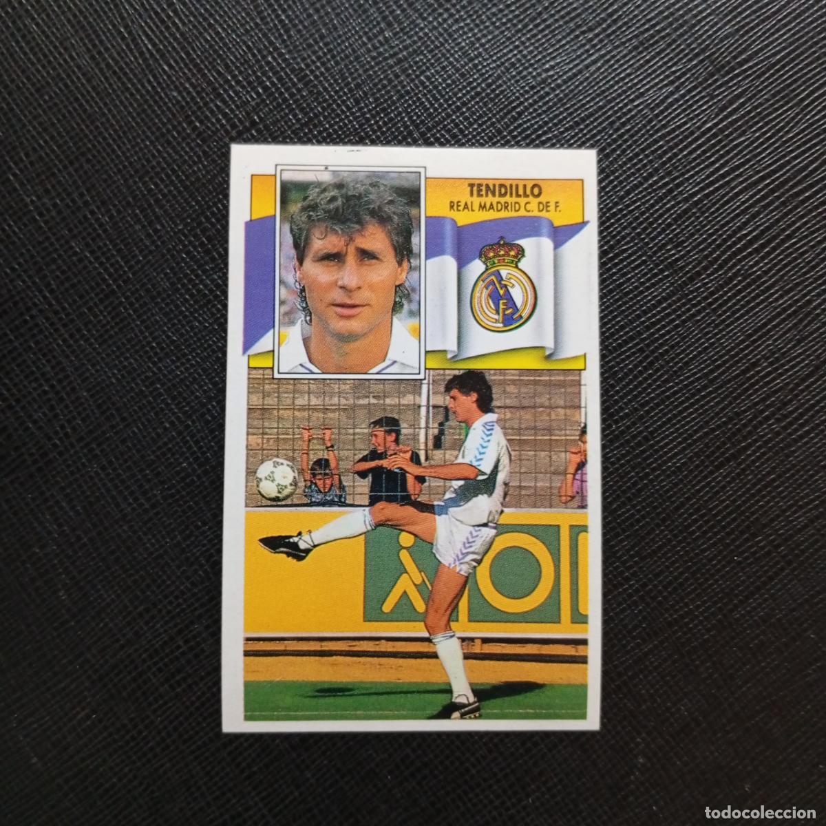 Figurine di Calcio: TENDILLO REAL MADRID ESTE 1990 1991 CROMO FUTBOL LIGA 90 91 - DESPEGADO - A37 PG307