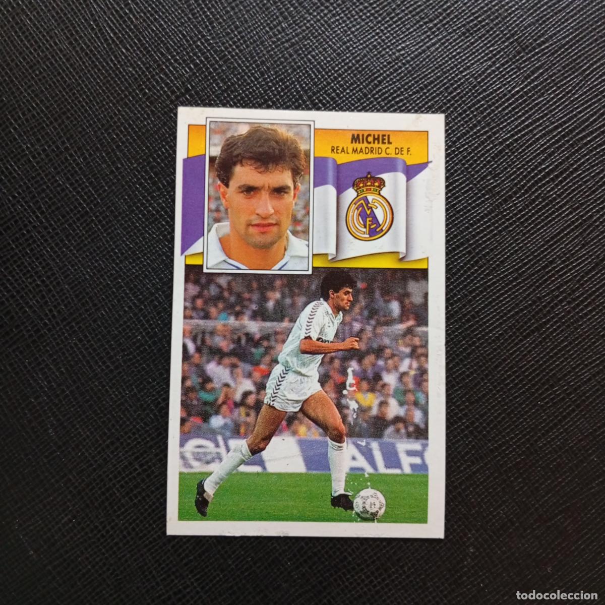 Cartes &agrave; collectionner de Football: MICHEL REAL MADRID ESTE 1990 1991 CROMO FUTBOL LIGA 90 91 - DESPEGADO - A37 PG307