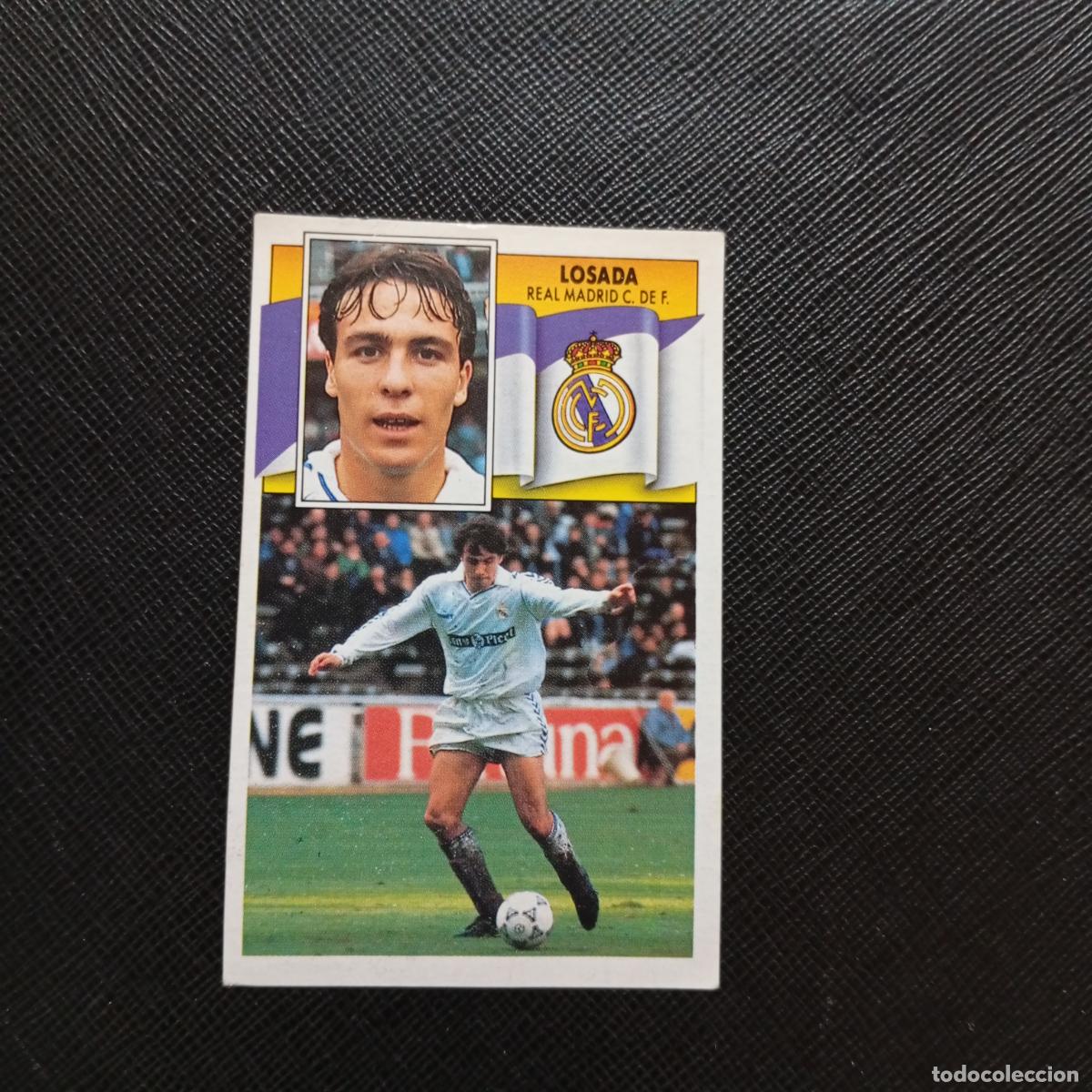 Cromos de f&uacute;tbol: LOSADA REAL MADRID ESTE 1990 1991 CROMO FUTBOL LIGA 90 91 - DESPEGADO - A37 PG316