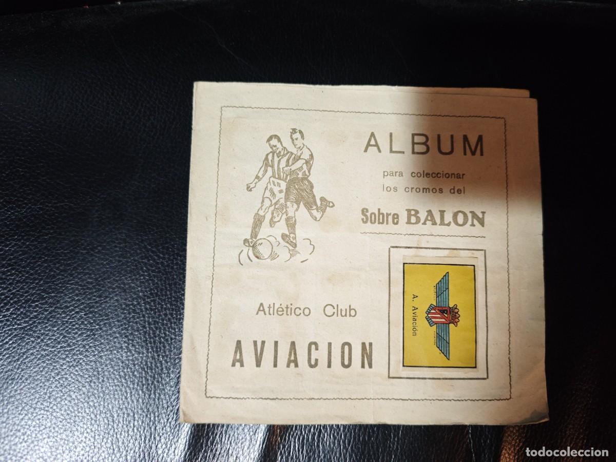 Football Stickers: Album de cromos futbol atl&eacute;tico aviaci&oacute;n sobre Bal&oacute;n