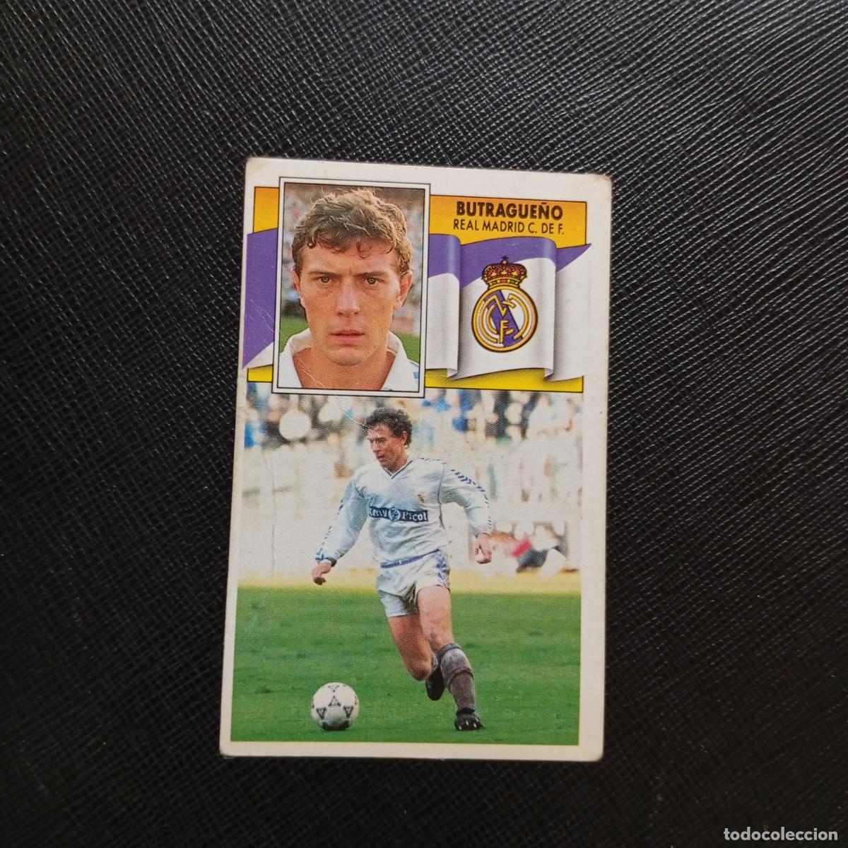 Cromos de f&uacute;tbol: BUTRAGUE&Ntilde;O REAL MADRID ESTE 1990 1991 CROMO FUTBOL LIGA 90 91 - DESPEGADO - A37 PG316