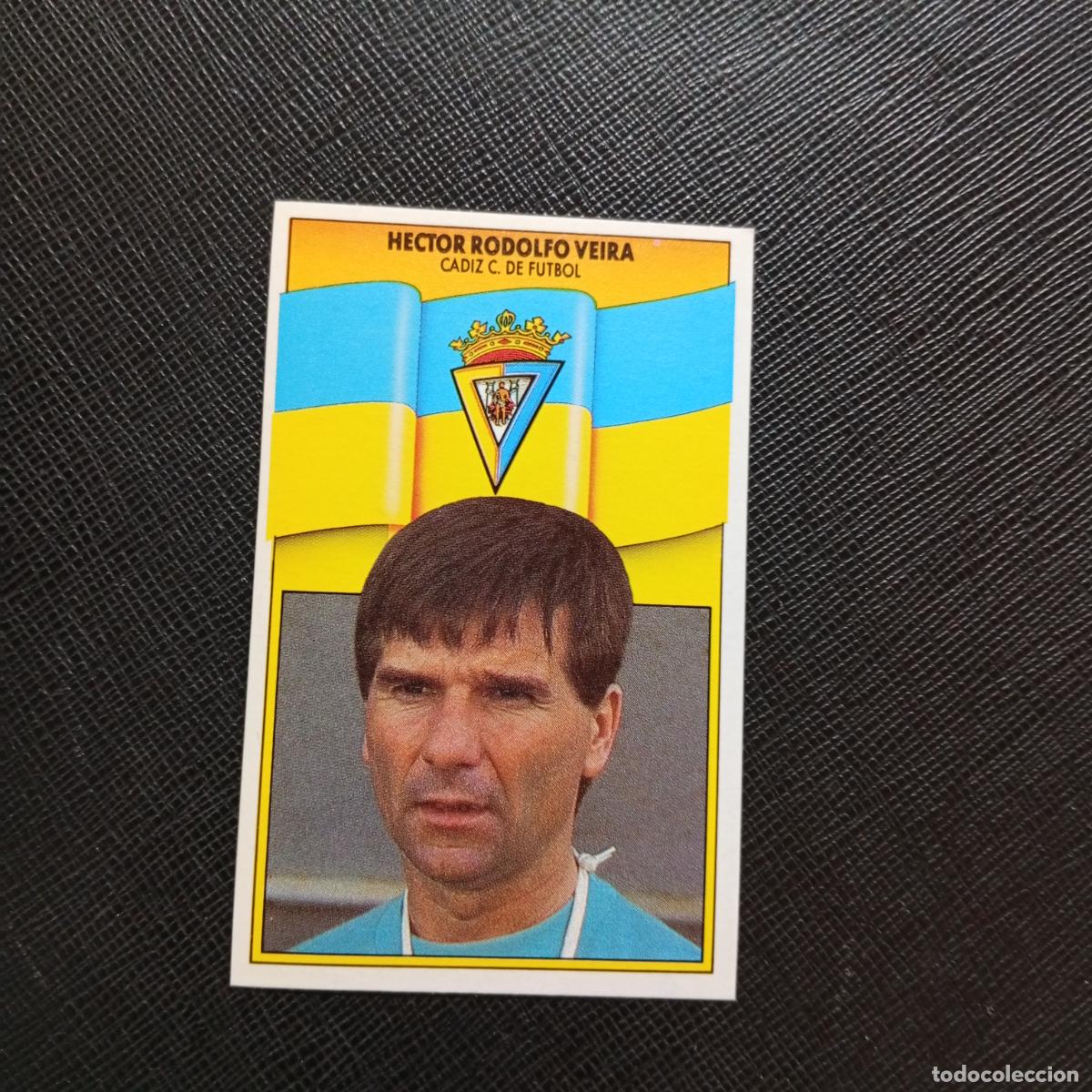 Cromos de f&uacute;tbol: HECTOR RODOFO VEIRA CADIZ ESTE 1990 1991 CROMO FUTBOL LIGA 90 91 - DESPEGADO - A37 PG325