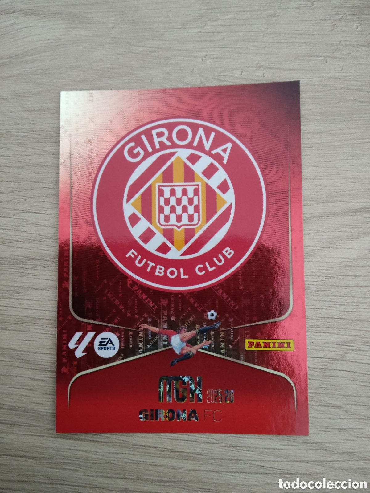 Fu&szlig;ball-Sticker: 181 ESCUDO GIRONA MEGACRACKS 2025 2026