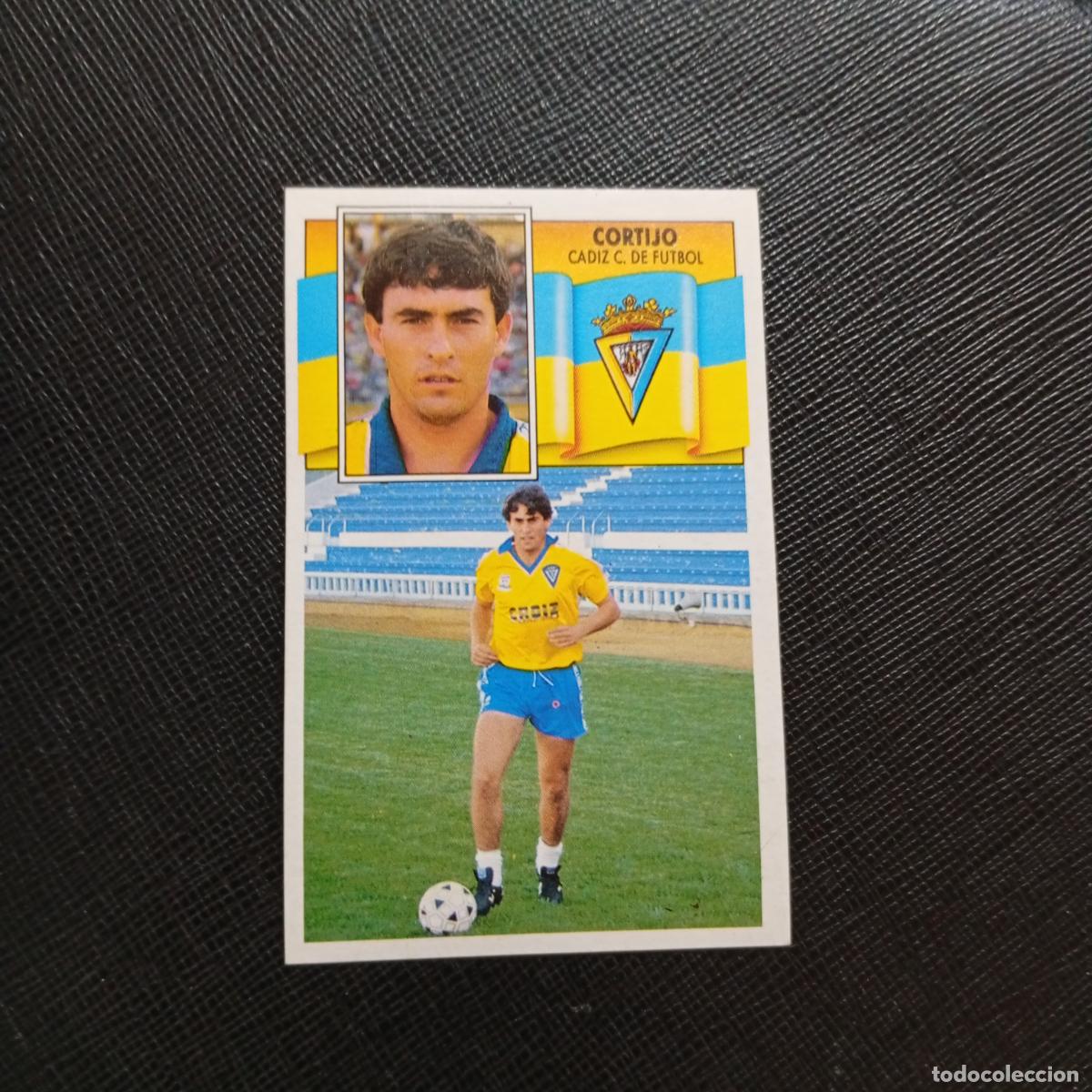 Cromos de f&uacute;tbol: CORTIJO CADIZ ESTE 1990 1991 CROMO FUTBOL LIGA 90 91 - DESPEGADO - A37 PG334