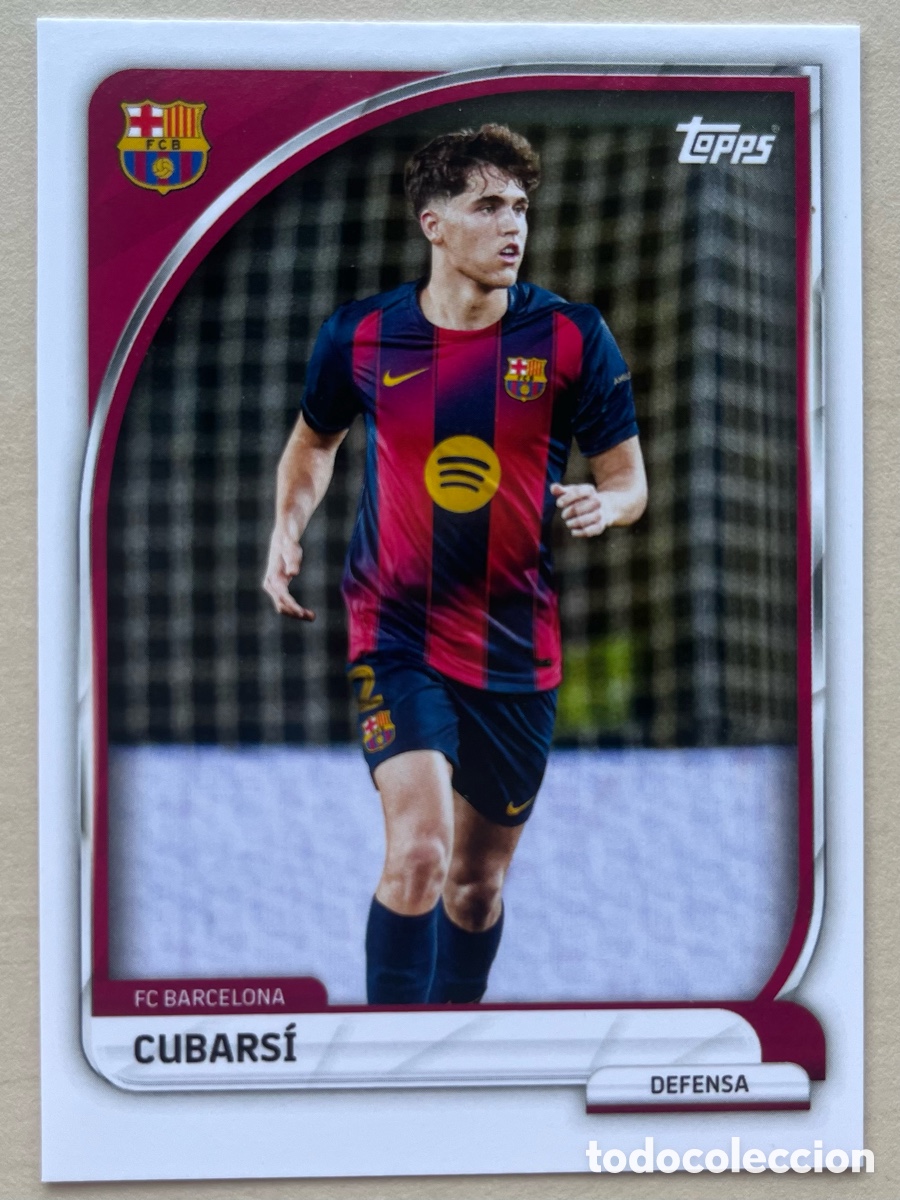 Cromos de f&uacute;tbol: Pau Cubars&iacute; FC Barcelona Topps Tin 2025-26