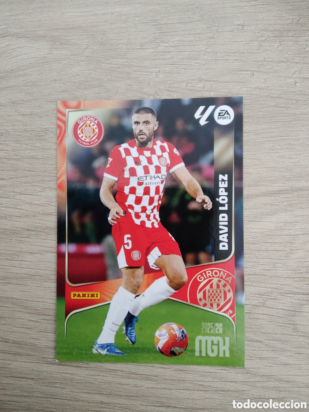 Cromos de f&uacute;tbol: 185 DAVID LOPEZ GIRONA MEGACRACKS 2025 2026