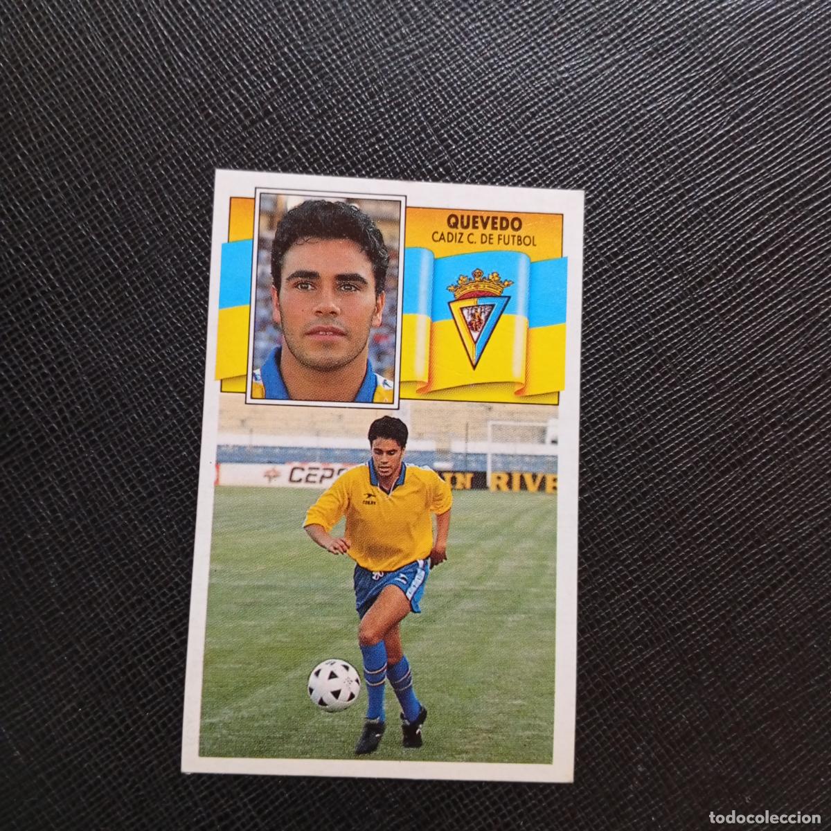 Cromos de f&uacute;tbol: QUEVEDO CADIZ ESTE 1990 1991 CROMO FUTBOL LIGA 90 91 - DESPEGADO - A37 PG334