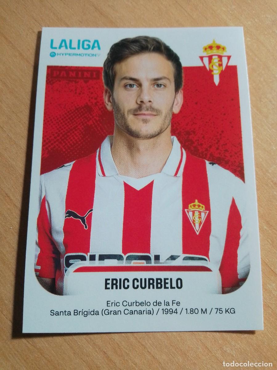 Cromos de f&uacute;tbol: 368 B ERIC CURBELO DEL SPORTING DE GIJON 2&ordf; DIVISION HYPERMOTION 25 26 PANINI 2025 2026 NUEVO