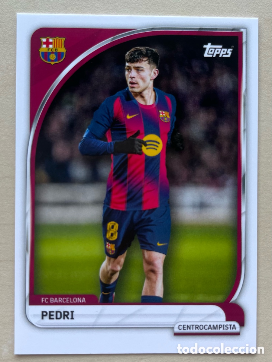 Cromos de f&uacute;tbol: Pedri FC Barcelona Topps Tin 2025-26