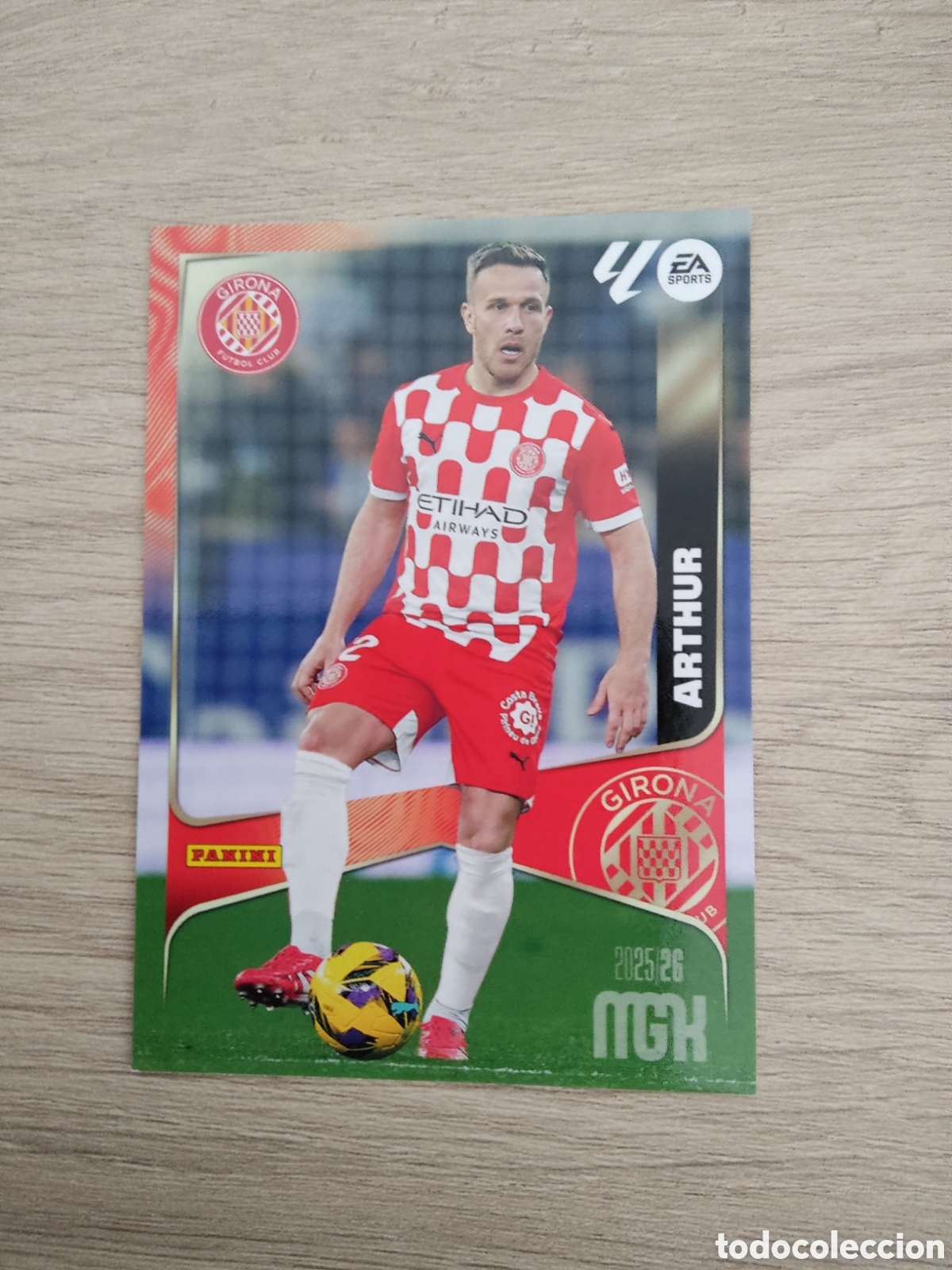 Cromos de f&uacute;tbol: 189 ARTHUR GIRONA MEGACRACKS 2025 2026