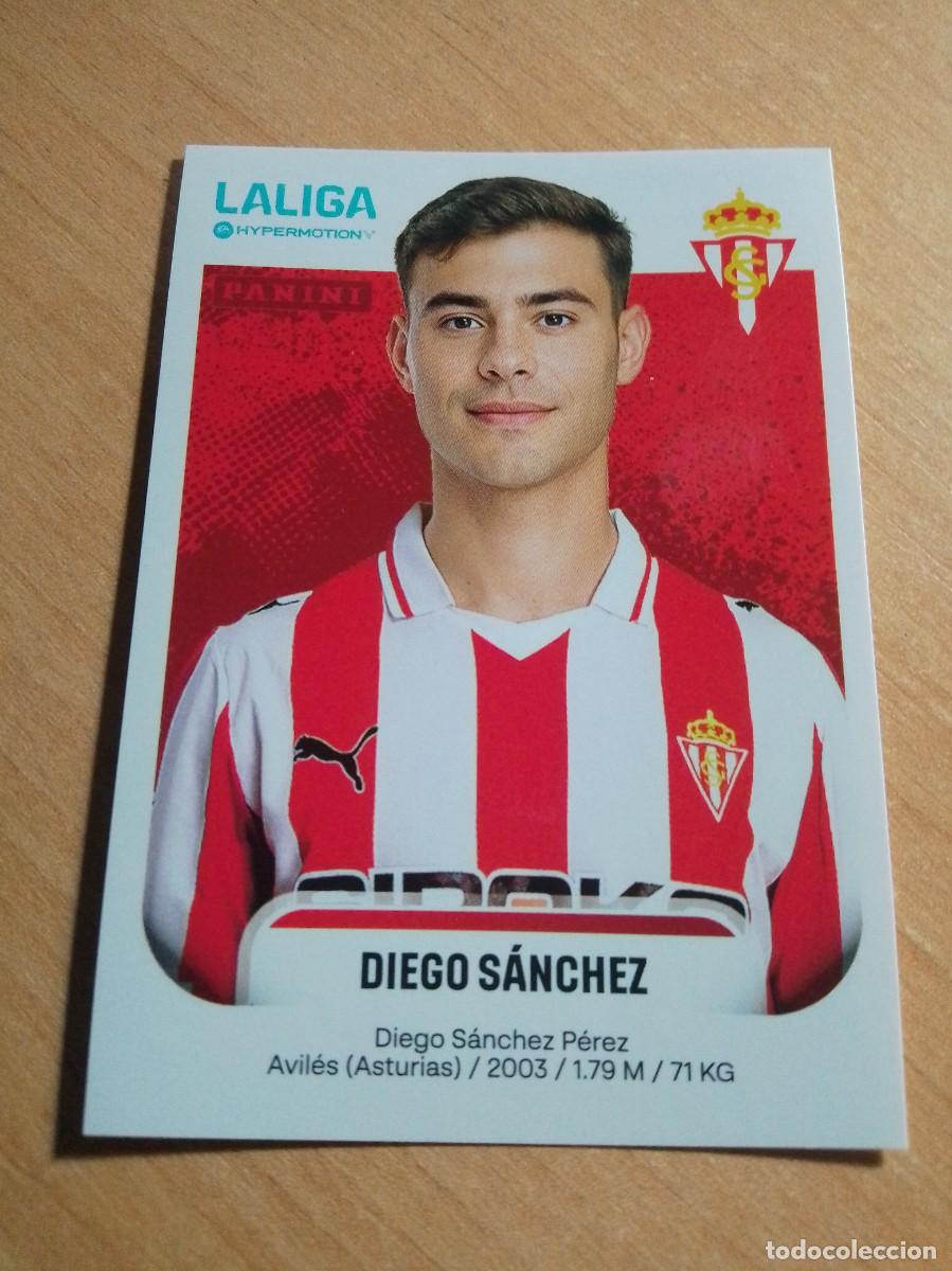 Cromos de f&uacute;tbol: 371 DIEGO SANCHEZ DEL SPORTING DE GIJON 2&ordf; DIVISION HYPERMOTION 25 26 PANINI 2025 2026 NUEVO