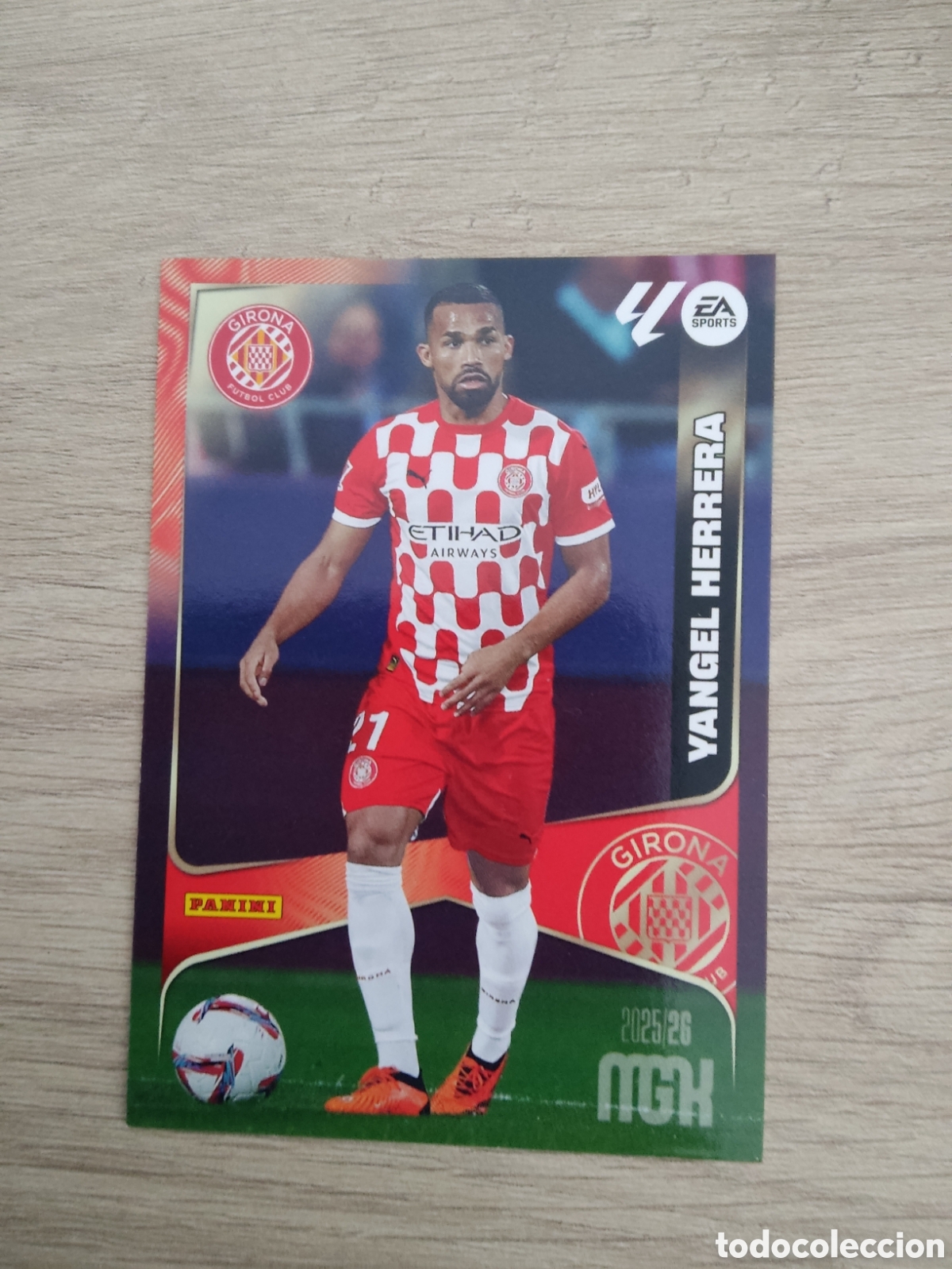 Cromos de f&uacute;tbol: 192 YANGEL HERRERA GIRONA MEGACRACKS 2025 2026