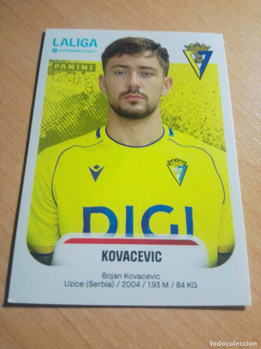 Cromos de f&uacute;tbol: 84 KOVACEVIC DEL C&Aacute;DIZ 2&ordf; DIVISION HYPERMOTION 25 26 PANINI 2025 2026