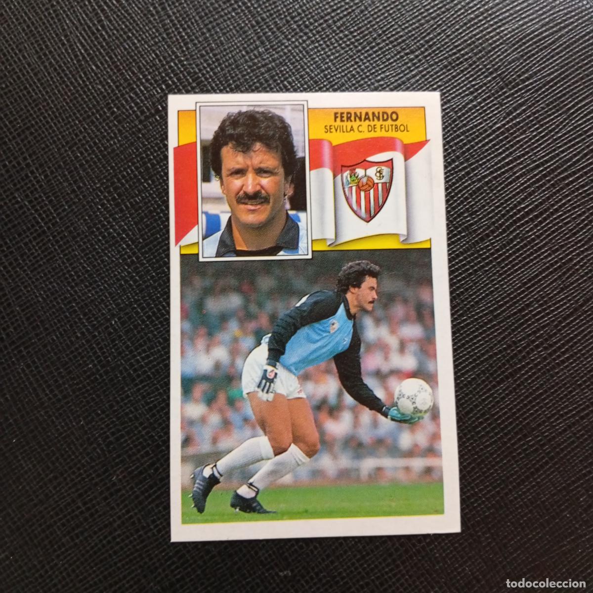 Cromos de f&uacute;tbol: FERNANDO SEVILLA ESTE 1990 1991 CROMO FUTBOL LIGA 90 91 - DESPEGADO - A37 PG352