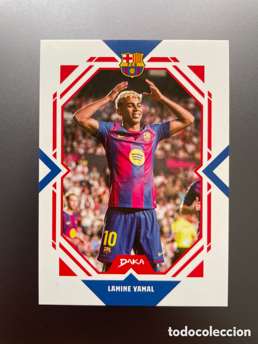 Football Stickers: Lamine Yamal FCB-5-A Top Audience Daka 2025 FC Barcelona