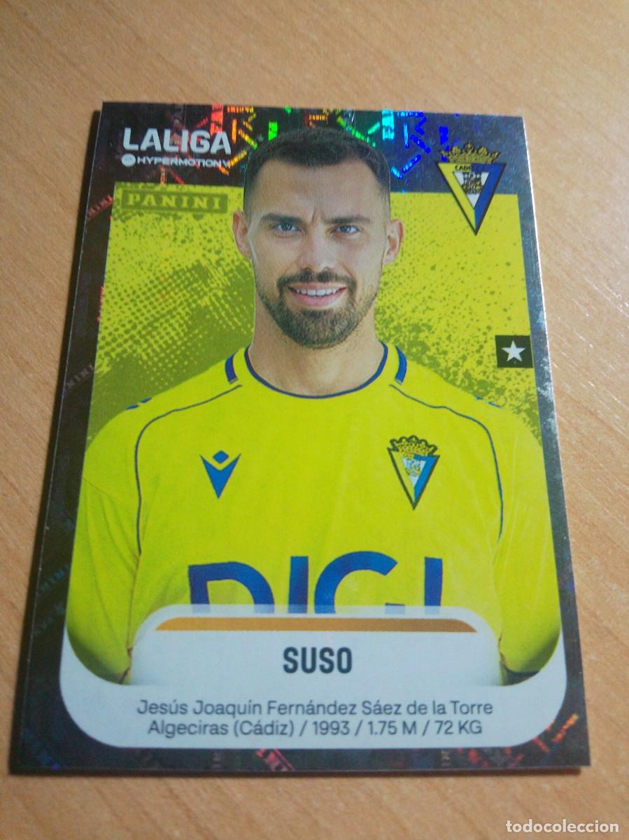 Cromos de f&uacute;tbol: 91 SUSO DEL C&Aacute;DIZ 2&ordf; DIVISION HYPERMOTION 25 26 PANINI 2025 2026