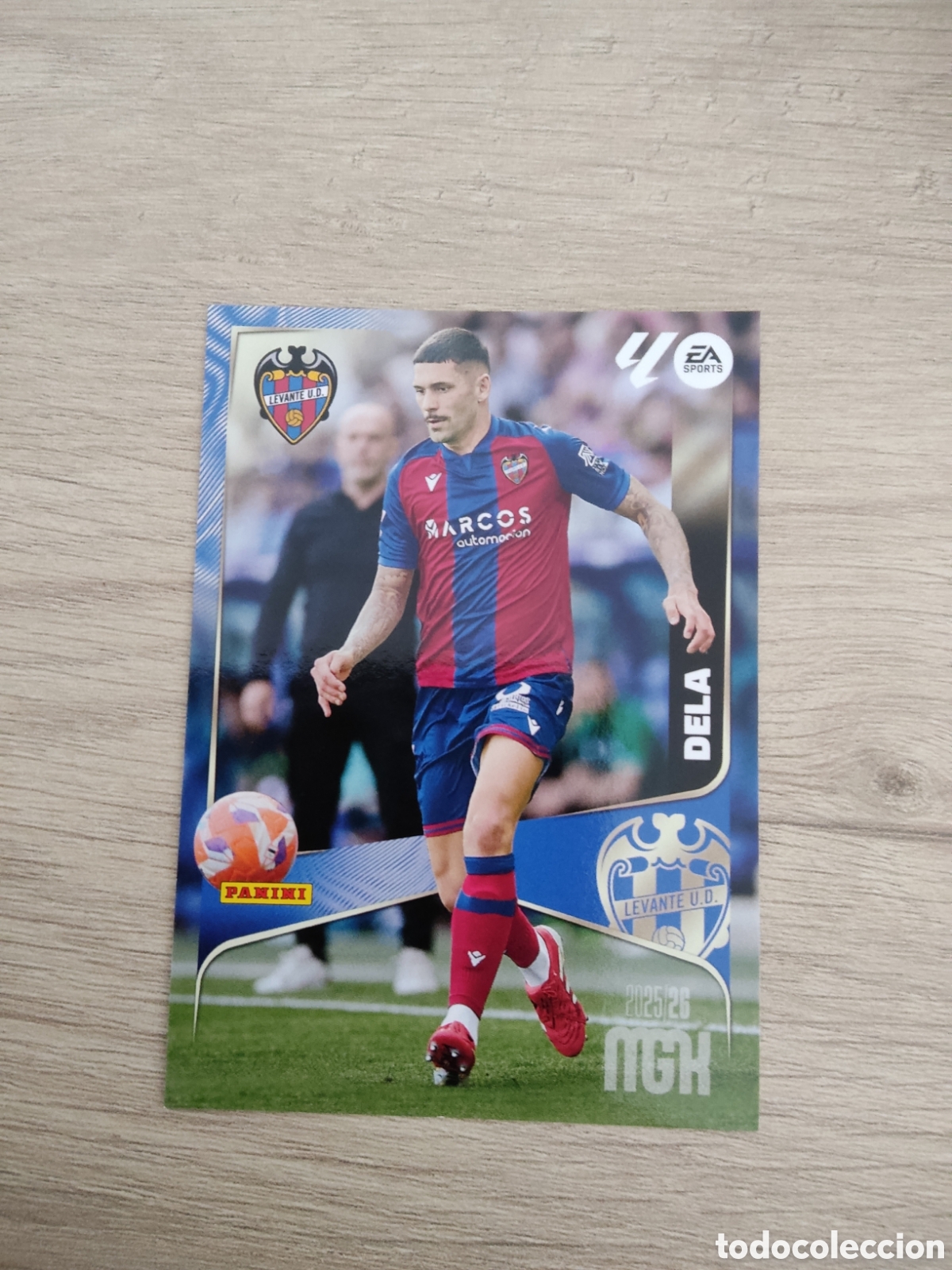 Cromos de f&uacute;tbol: 203 DELA LEVANTE MEGACRACKS 2025 2026