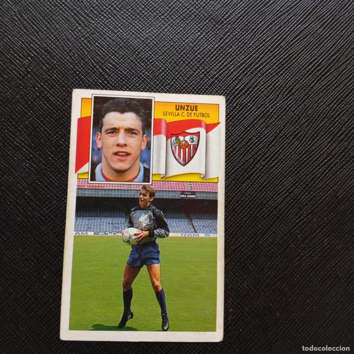 Cromos de f&uacute;tbol: UNZUE SEVILLA ESTE 1990 1991 CROMO FUTBOL LIGA 90 91 - DESPEGADO - A37 PG352 COLOCA