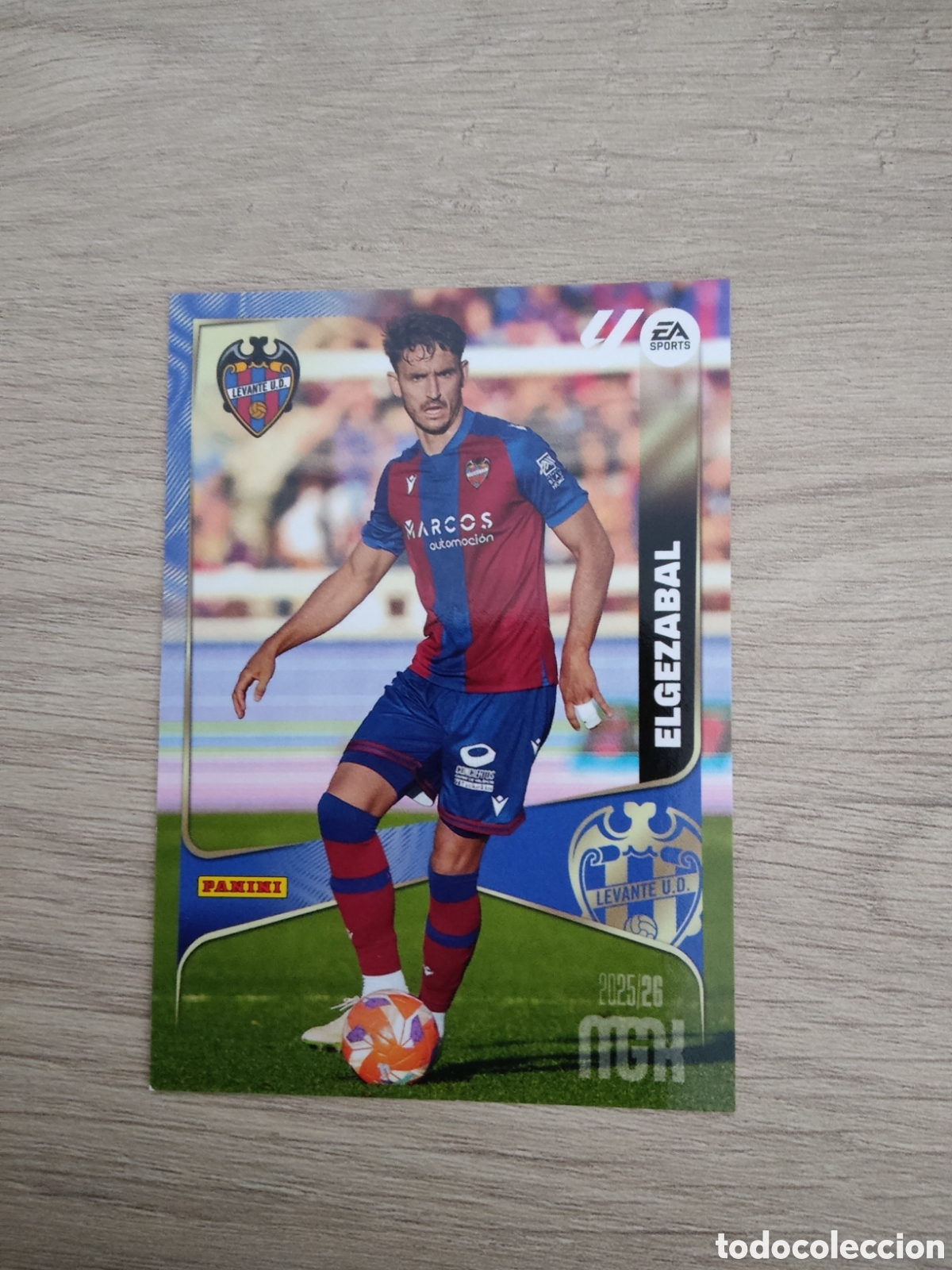 Cromos de f&uacute;tbol: 205 ELGEZABAL LEVANTE MEGACRACKS 2025 2026