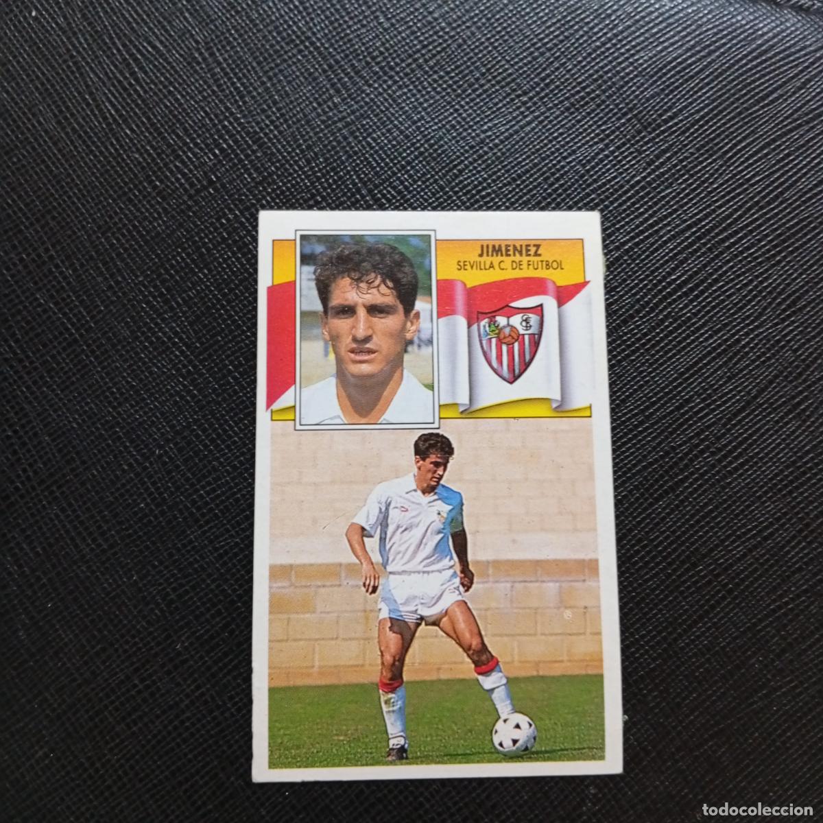 Cromos de f&uacute;tbol: JIMENEZ SEVILLA ESTE 1990 1991 CROMO FUTBOL LIGA 90 91 - DESPEGADO - A37 PG352
