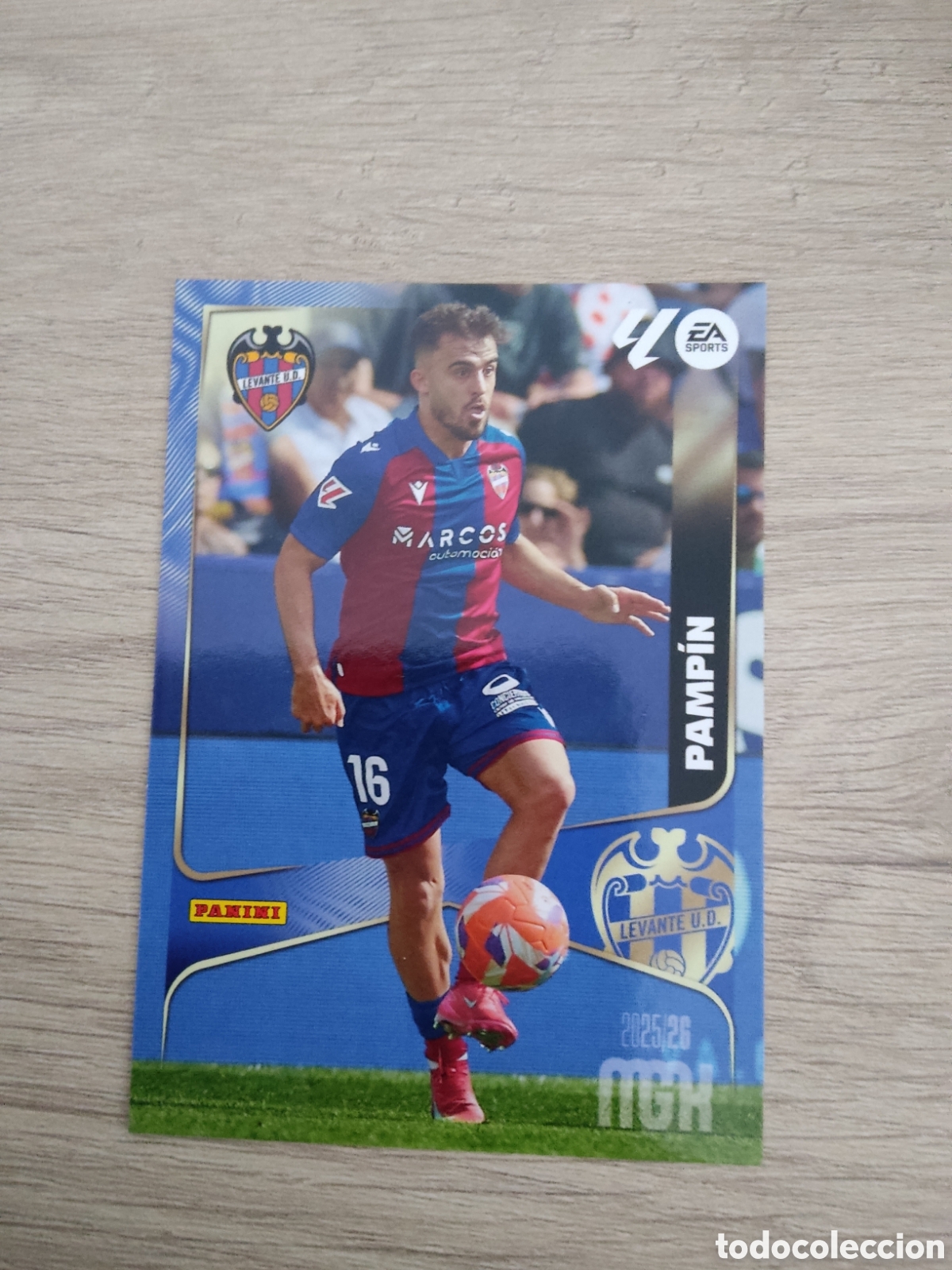 Cromos de f&uacute;tbol: 206 PAMPIN LEVANTE MEGACRACKS 2025 2026