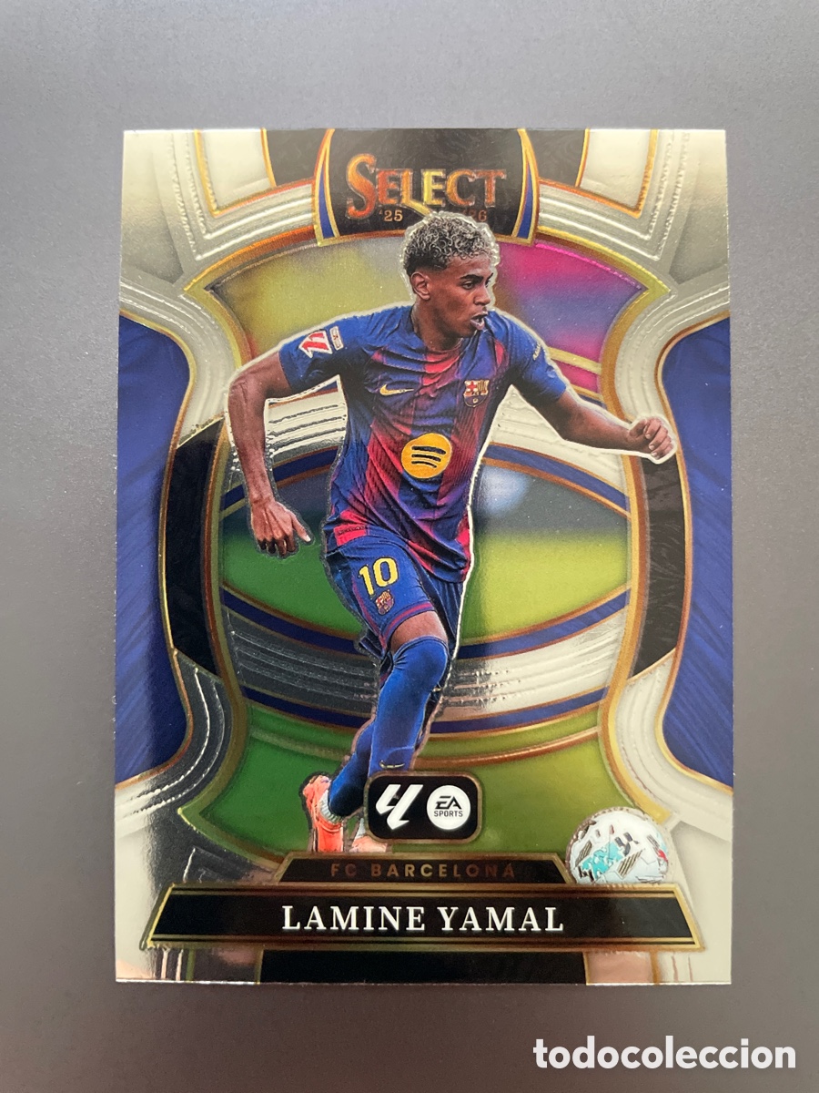Cromos de f&uacute;tbol: Lamine Yamal 1 Panini Select La Liga 2025-26 FC Barcelona