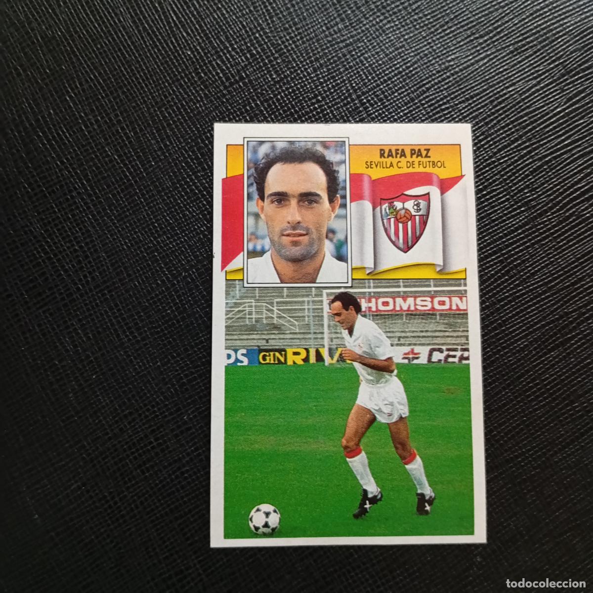 Cromos de f&uacute;tbol: RAFA PAZ SEVILLA ESTE 1990 1991 CROMO FUTBOL LIGA 90 91 - DESPEGADO - A37 PG361