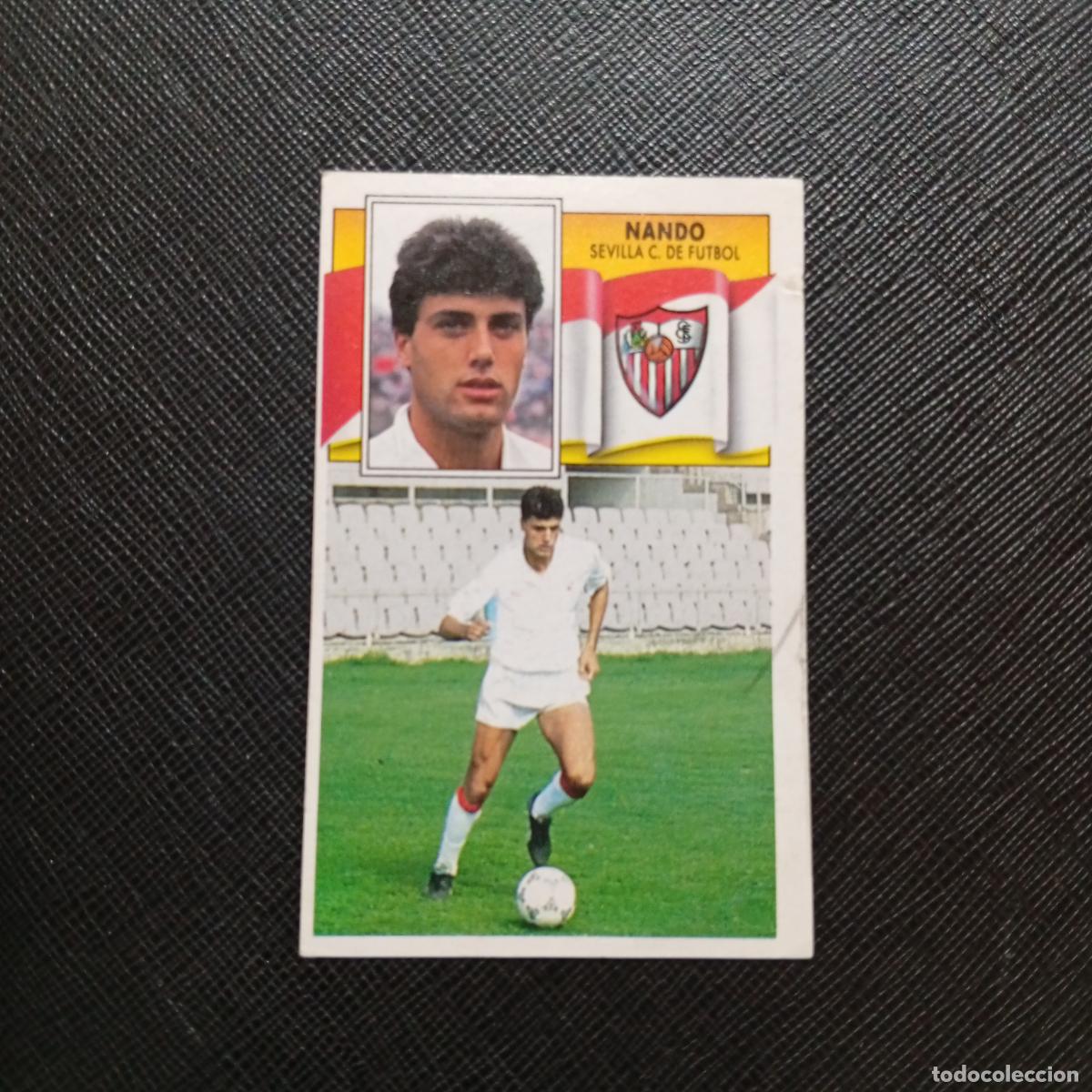 Cromos de f&uacute;tbol: NANDO SEVILLA ESTE 1990 1991 CROMO FUTBOL LIGA 90 91 - DESPEGADO - A37 PG361