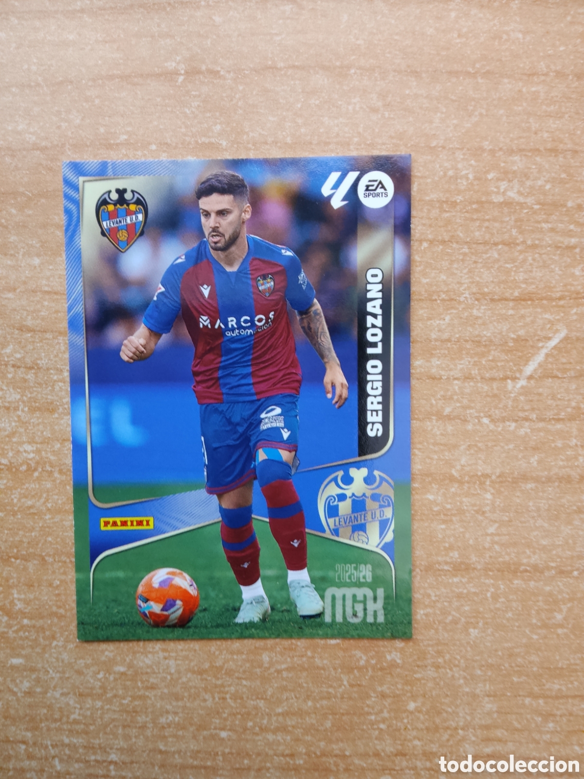 Cromos de f&uacute;tbol: 209 SERGIO LOZANO LEVANTE MEGACRACKS 2025 2026