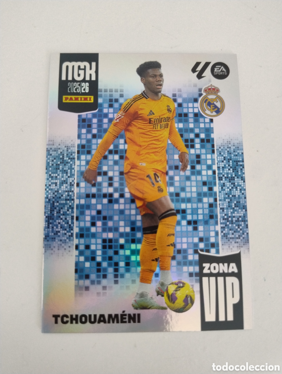 Cromos de f&uacute;tbol: 405 - Tchouameni - Real Madrid - Megacracks 2025 - 2026 Zona VIP