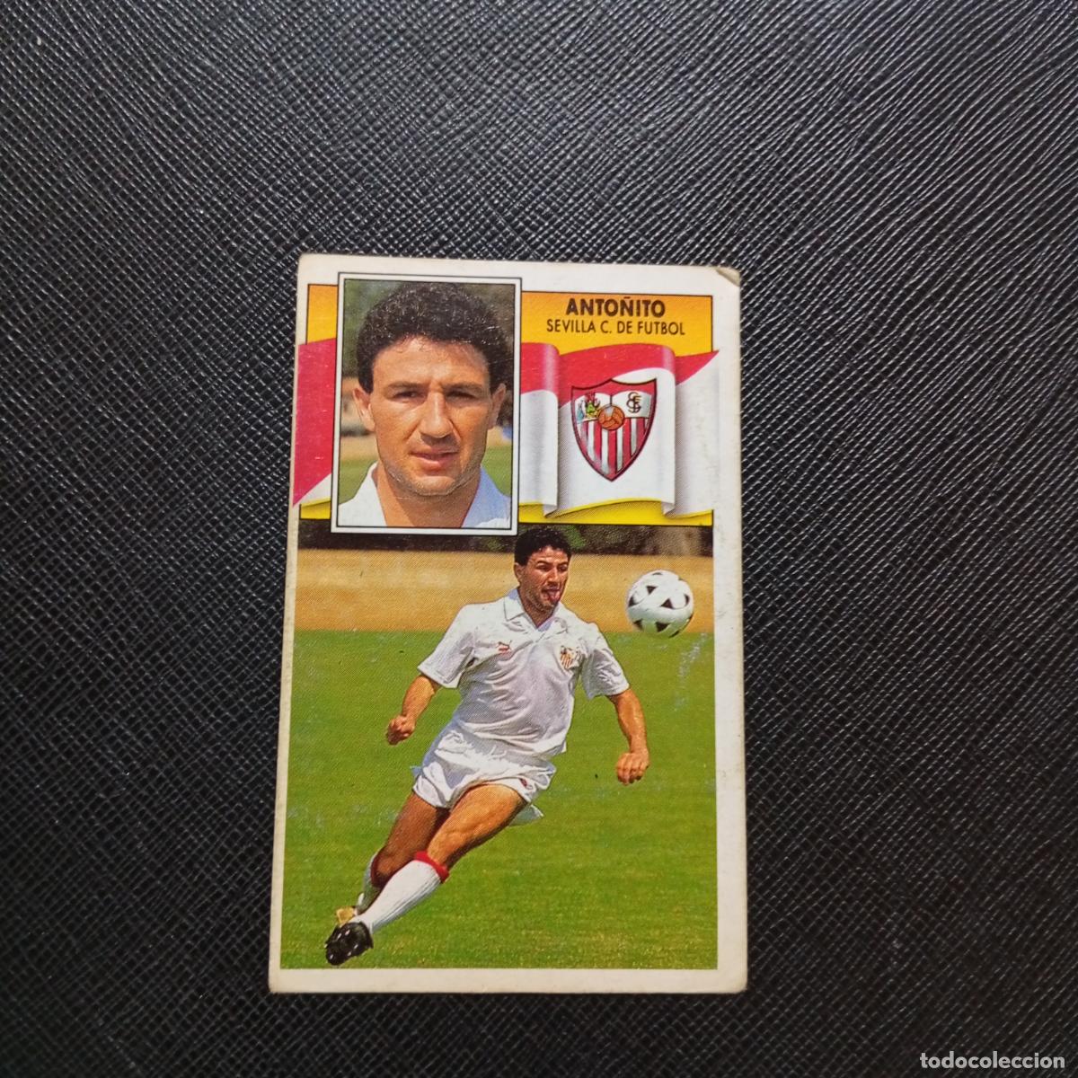 Cromos de f&uacute;tbol: ANTO&Ntilde;ITO SEVILLA ESTE 1990 1991 CROMO FUTBOL LIGA 90 91 - DESPEGADO - A37 PG361