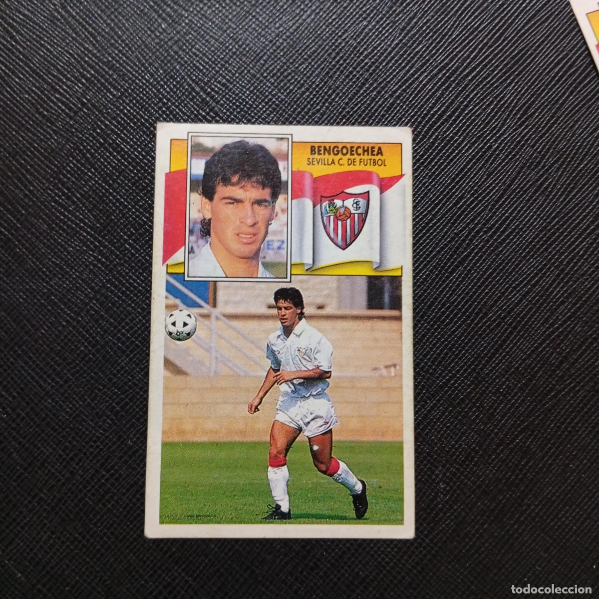 Cromos de f&uacute;tbol: BENGOECHEA SEVILLA ESTE 1990 1991 CROMO FUTBOL LIGA 90 91 - DESPEGADO - A37 PG361