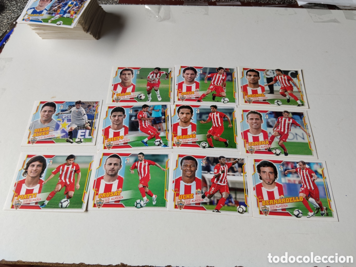 Cromos de f&uacute;tbol: 11 Cromos U.D. Almer&iacute;a 2010-2011
