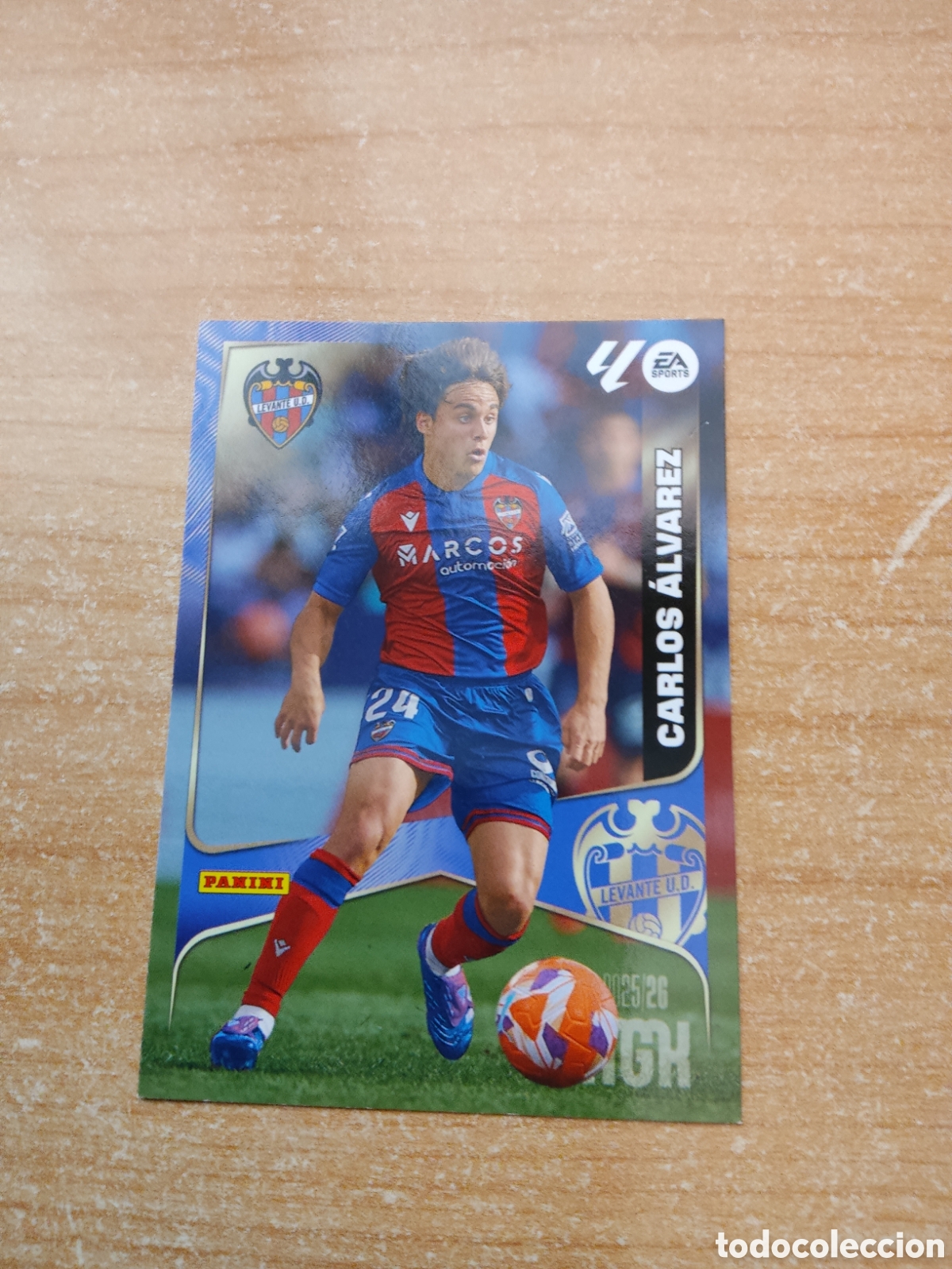 Cromos de f&uacute;tbol: 212 CARLOS ALVAREZ LEVANTE MEGACRACKS 2025 2026