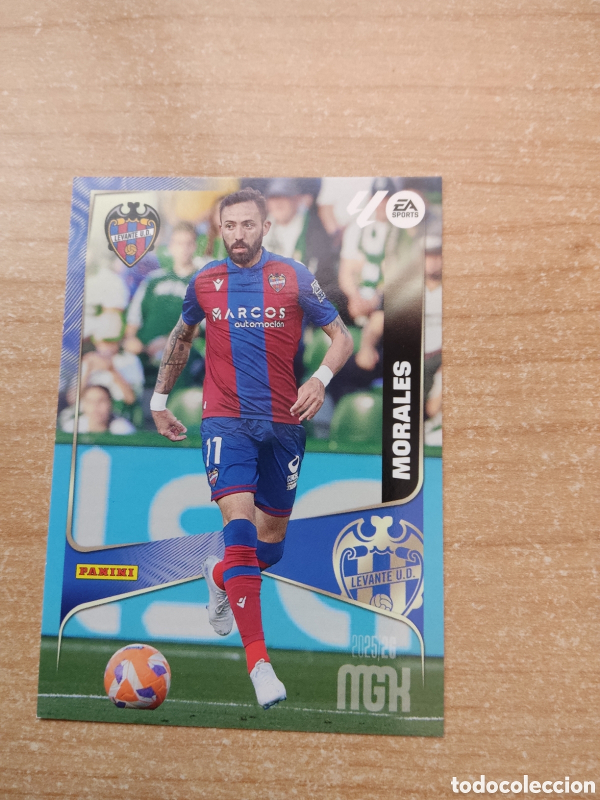 Cromos de f&uacute;tbol: 216 MORALES LEVANTE MEGACRACKS 2025 2026